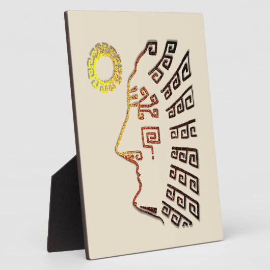 Machu Picchu-tekening Fotoplaat (Zijkant)