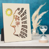 Machu Picchu-tekening Fotoplaat (Zijkant)