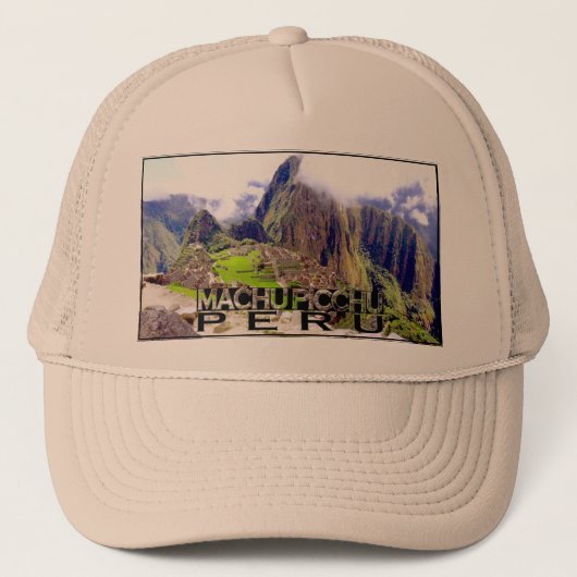 Machu Picchu Trucker Pet (Voorkant)