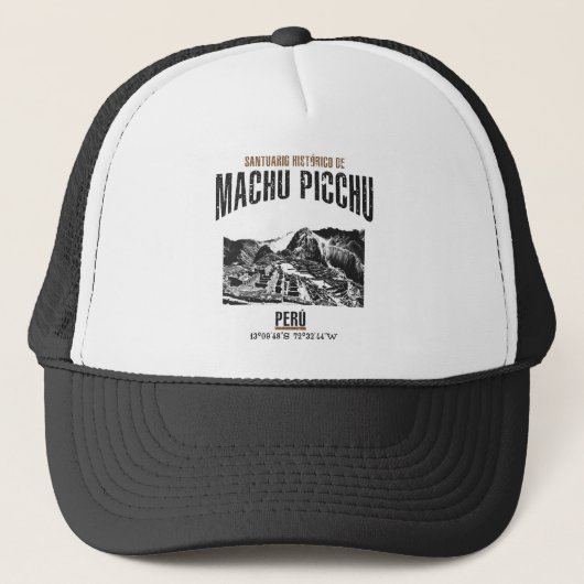 Machu Picchu Trucker Pet (Voorkant)