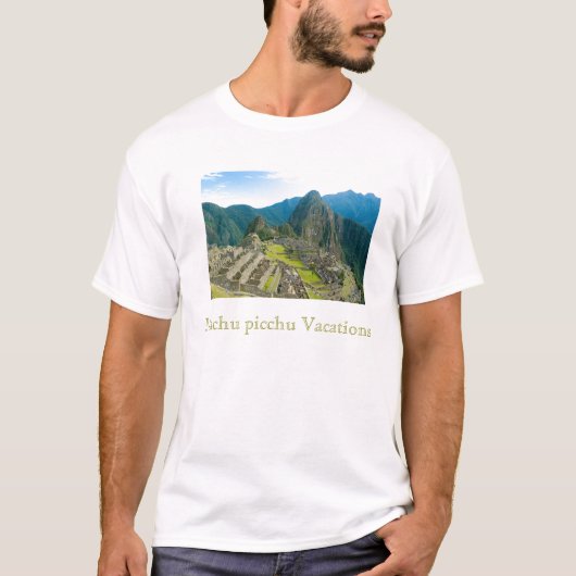 MACHU PICCHU VACATIONS T-SHIRT (Voorkant)