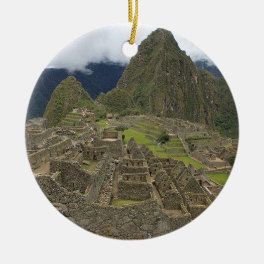Machu Picchu-versiering Keramisch Ornament (Voorkant)