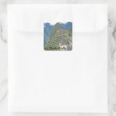 Machu Picchu Vierkante Sticker (Tas)