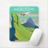 Machu Picchu Vlucht Reisposter Muismat (Met muis)