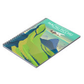 Machu Picchu vluchtreisposter Notitieboek (Linkerzijde)