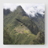 Machu Picchu vogeloog uitzicht klok (Voorkant)