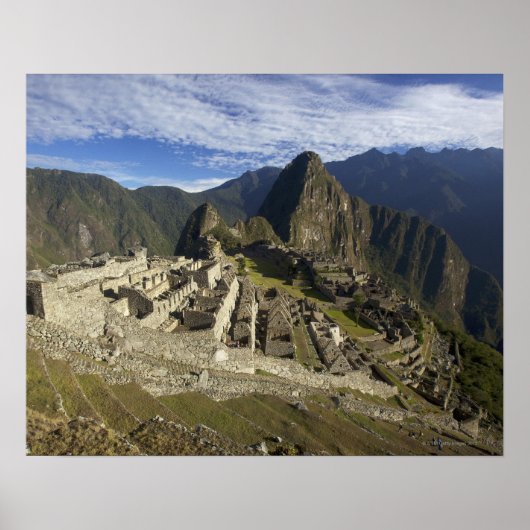 Machu Picchu, werelderfgoed UNESCO, Aguas Poster (Voorkant)