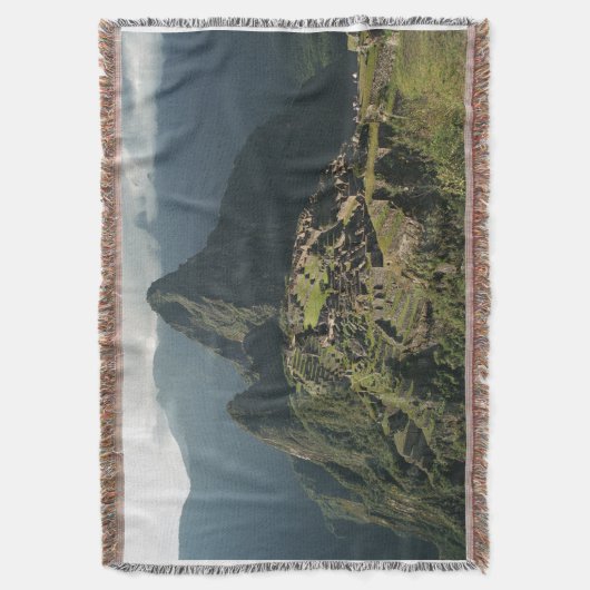 Machu Picchu Woven Throw Blanket / Wall Hanging Deken (Voorkant Verticaal)