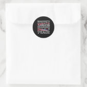 Machusetts Patriotic Memorial Day Ronde Sticker (Tas)