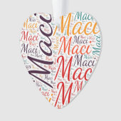 Maci Ornament (voorkant)