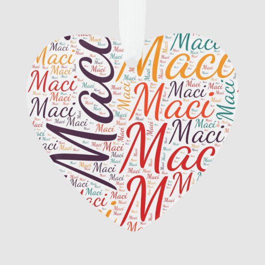 Maci Ornament (voorkant)