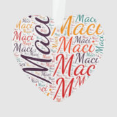 Maci Ornament (achterkant)