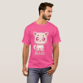 Maci Schattige Kitty Cat Design voor Meisjes Naam  T-shirt (Voorkant volledig)