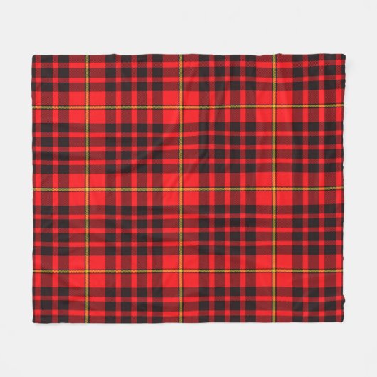 MacIan Plaid Fleece Deken (Voorkant (Horizontaal))