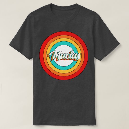 Macias Naam Shirt  Macias Circle (Design voorkant)