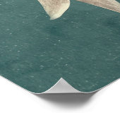 Macie The Friendly Ghost • Kinderen Halloween Kuns Poster (Hoek)