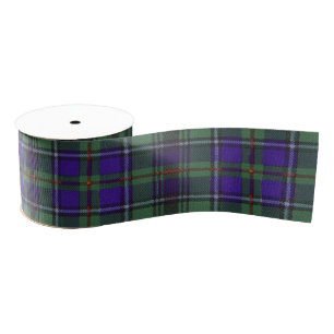 Macinnes clan Pset Scottish tartan Grosgrain Lint