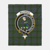 MacInnes Clan Schotse Plaid Fleece Deken (Voorkant)