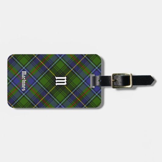 MacInnes Clan Tartan Bagagelabel (Voorkant horizontaal)
