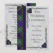 MacInnes Scottish Tartan Programmakaart (Voorkant / Achterkant)