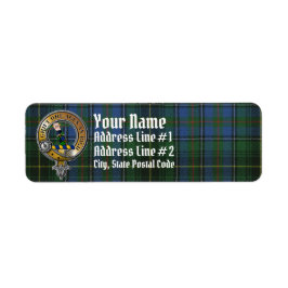 MacInnes Tartan & Badge Etiket