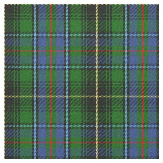 MacInnes Tartan Print Stof (Close Up)