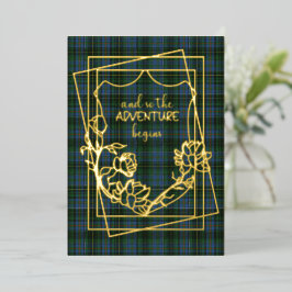 MacInnis Tartan Pset Wedding Folie Uitnodiging