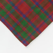 MacIntosh Clan Tartan Pset Fleece Blanket Deken (Hoek)