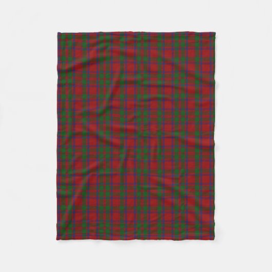 MacIntosh Clan Tartan Pset Fleece Blanket Deken (Voorkant)