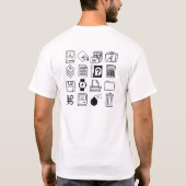 Macintosh Classic  Icons T-Shirt (Achterkant)