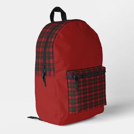 MacIntosh moderne Schotse clan Tartan Bedrukte Rugzak (Achterkant Hoek Links)