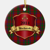 MacIntosh Tartan Aangepast ornament (Voorkant)