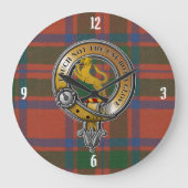 MacIntosh Tartan & Badge Grote Klok (Voorkant)