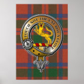 MacIntosh Tartan & Badge Poster (Voorkant)