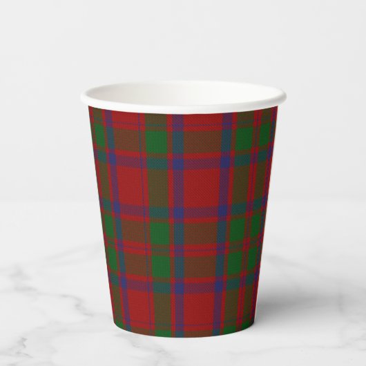 MacIntosh Tartan Plaid papieren bekers (Achterkant)