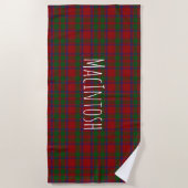 MacIntosh Tartan Pset Beach Towel Strandlaken (Voorkant)