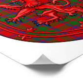 MacIntosh Tartan Scottish Play Lion Rampant Poster (Hoek)