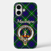 MacIntyre Clan Badge & Tartan iPhone / iPad case (Achterkant)