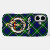 MacIntyre Clan Badge & Tartan iPhone / iPad case (Achterkant (horizontaal))