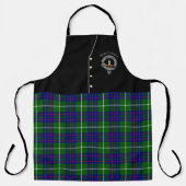 MacIntyre Clan Badge & Tartan Kilt Schort (Voorkant)