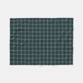 MacIntyre Clan Green Hunting Tartan Fleece Deken (Voorkant (Horizontaal))