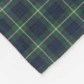 MacIntyre Clan Green Hunting Tartan Fleece Deken (Hoek)