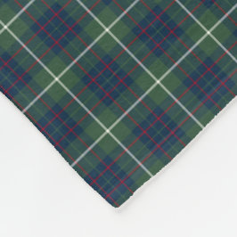 MacIntyre Clan Green Hunting Tartan Fleece Deken