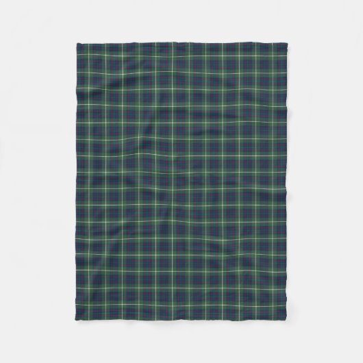 MacIntyre Clan Green Hunting Tartan Fleece Deken (Voorkant)
