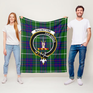 MacIntyre-clan Jacht Moderne Tartan Schotlandse Ru Fleece Deken