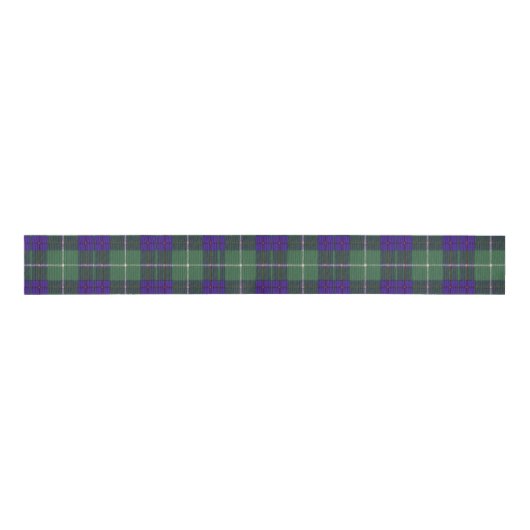 Macintyre clan Pset Scottish tartan Grosgrain Lint (Voorkant)