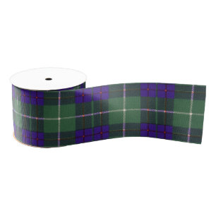 Macintyre clan Pset Scottish tartan Grosgrain Lint