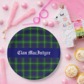 MacIntyre Clan Tartan Aanpasbaar Papieren Bordje (Feest)