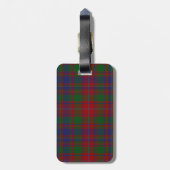 MacIntyre Clan Tartan Bagagelabel (Achterkant verticaal)