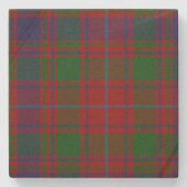 MacIntyre Clan Tartan Stone Onderzetter (Voorkant)